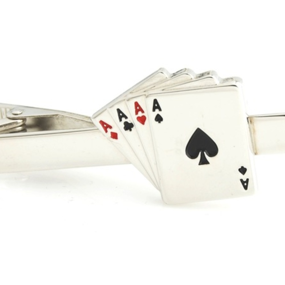 Poker Tie Clip or scarf clip